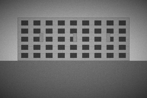 Панельный дом серии 1-464, фотография фасада